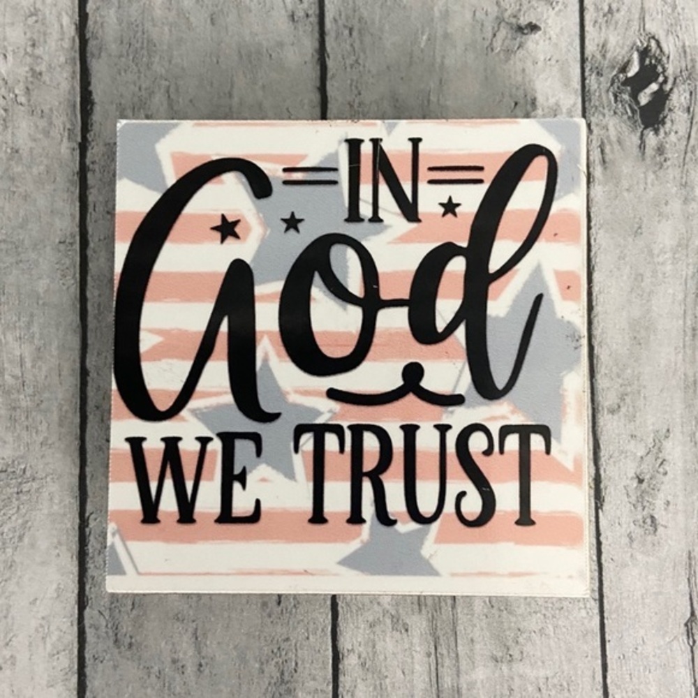 In God We Trust Magnet Constitution Patriotic America Freedom MAGA Patriot